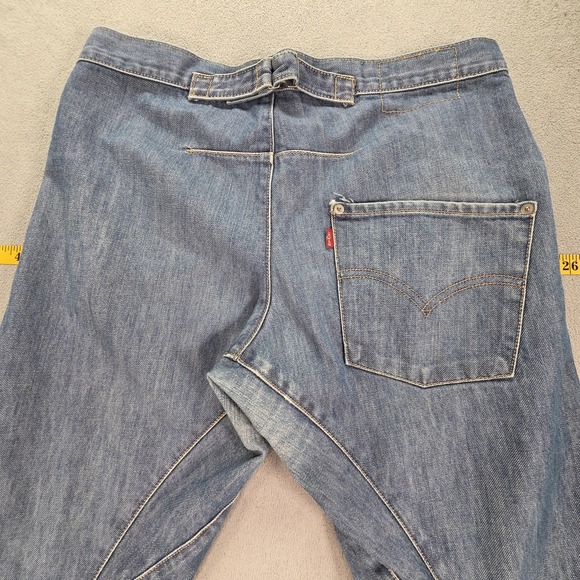 VTG Levis Engineered Jeans Mens Blue Buckle Back One Twisted Fits 32x30